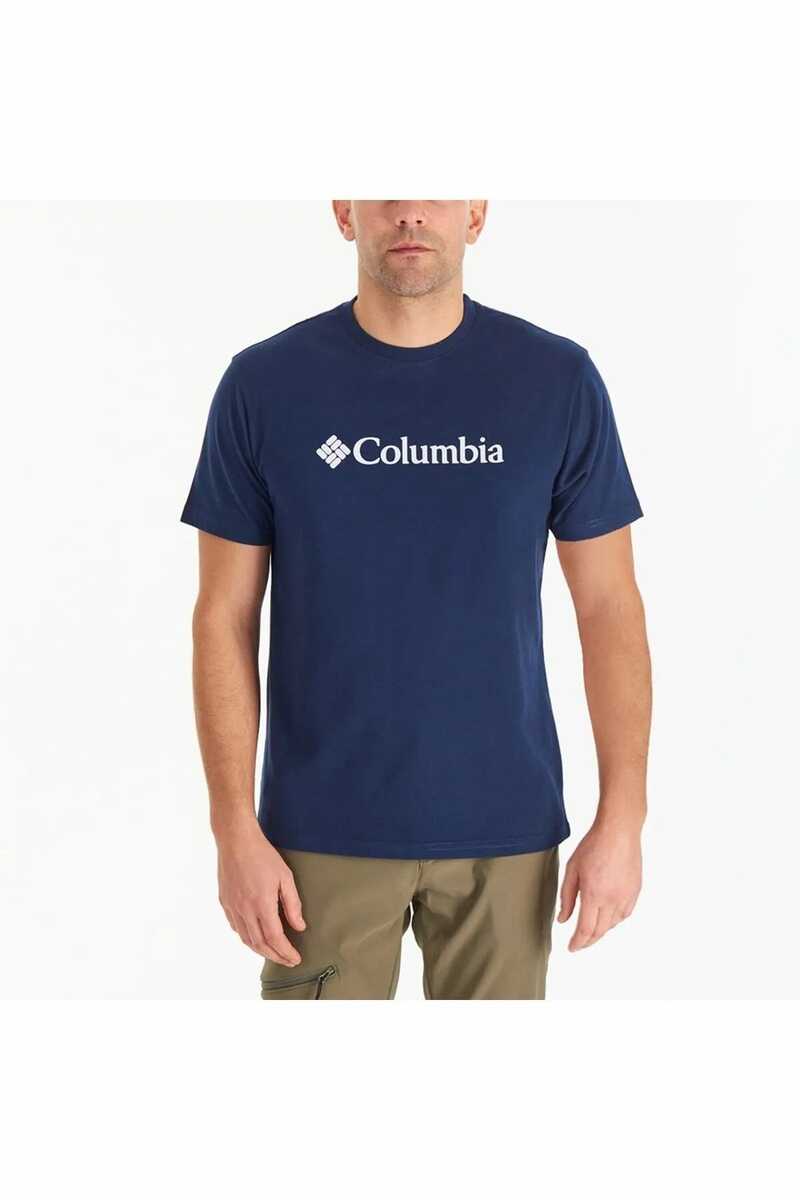 Columbia - Columbia Cs0287 Csc M Basic Big Logo Brushed Erkek Tişört 9110141466
