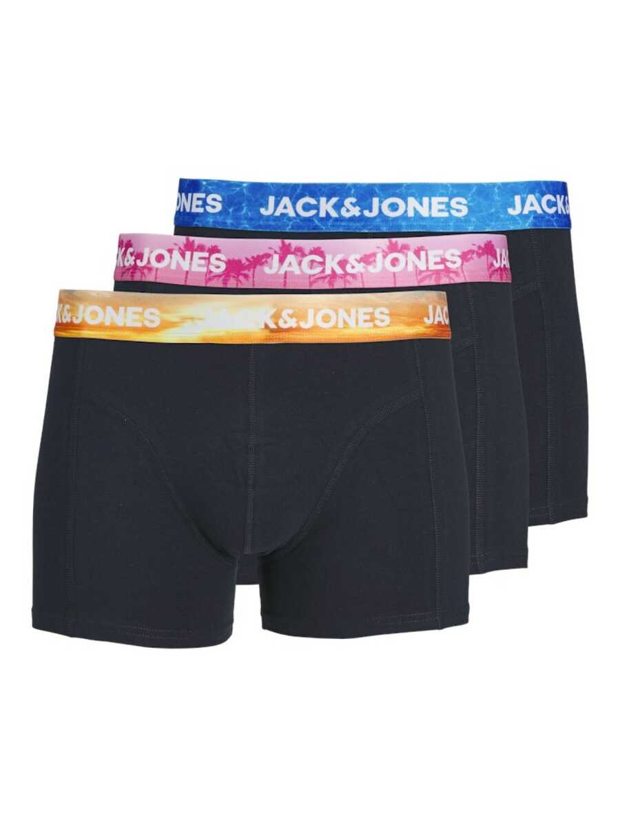 Jack Jones - Jack Jones Luca Salid 3 Lü Paket Erkek Boxer 12255810