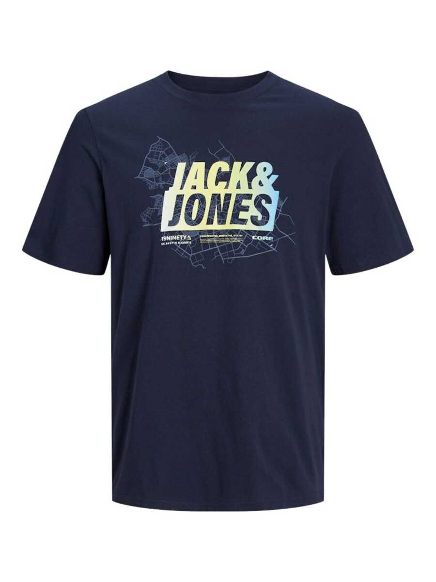 Jack Jones - Jack Jones Map Summer Logo Erkek Tişört 12257908